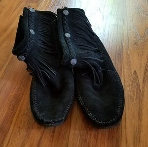 Minnetonka fringed boots